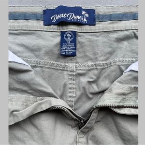 Faded Green Khaki Shorts